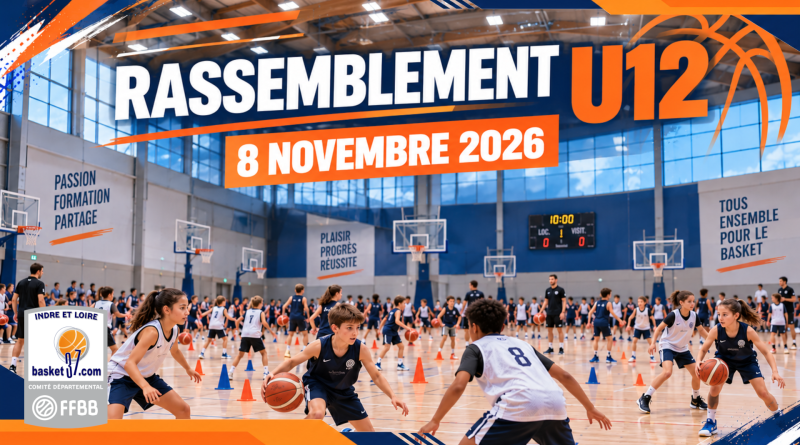 Rassemblement U12 F et M le 8/11/2026